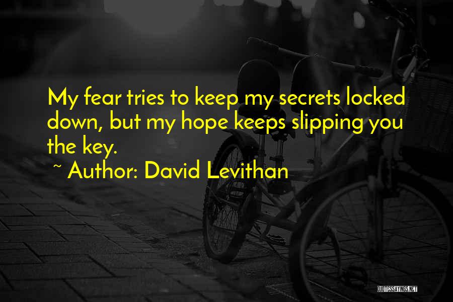 Having To Keep Secrets Quotes By David Levithan