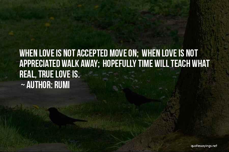 Having To Walk Away From Someone You Love Quotes By Rumi