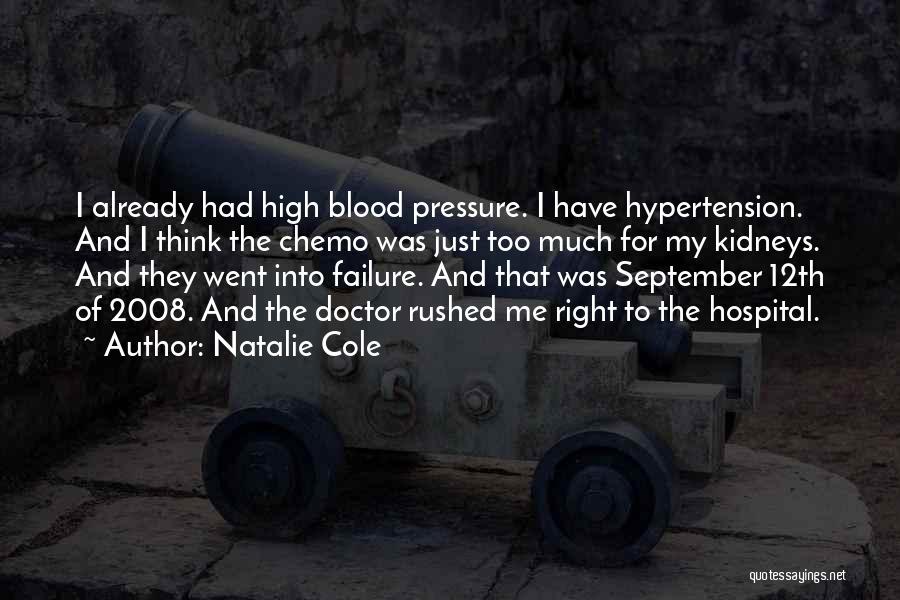 Having Too Much Pressure Quotes By Natalie Cole