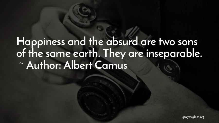 Having Two Sons Quotes By Albert Camus