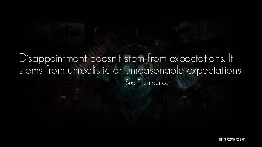 Having Unrealistic Expectations Quotes By Sue Fitzmaurice Having Unrealistic Expectations Quotes By Sue Fitzmaurice