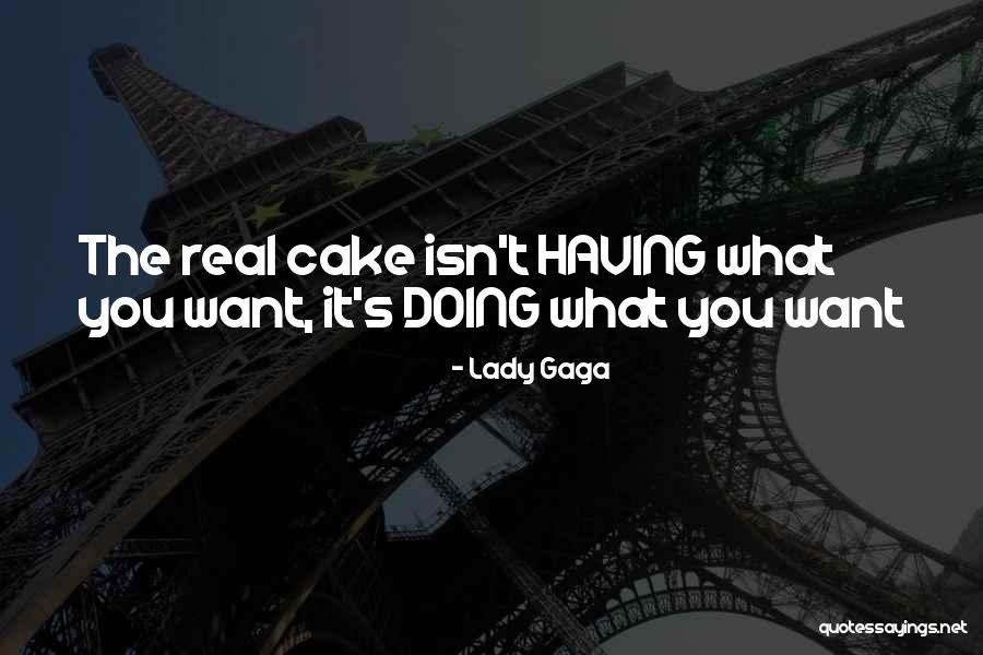 Having What You Want Quotes By Lady Gaga