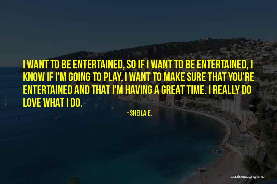 Having What You Want Quotes By Sheila E.