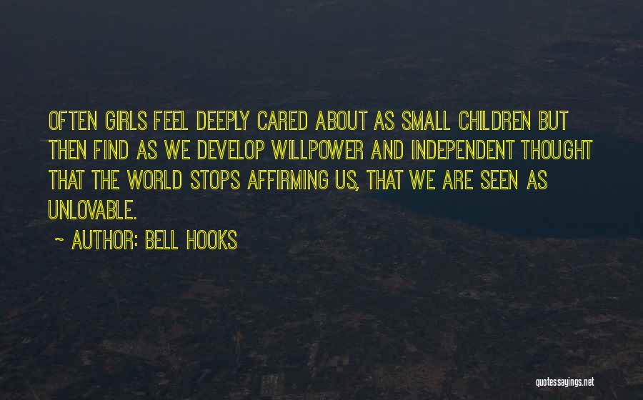 Having Willpower Quotes By Bell Hooks