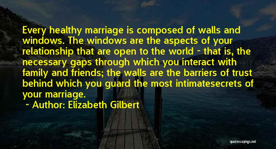 Having Your Guard Up In A Relationship Quotes By Elizabeth Gilbert