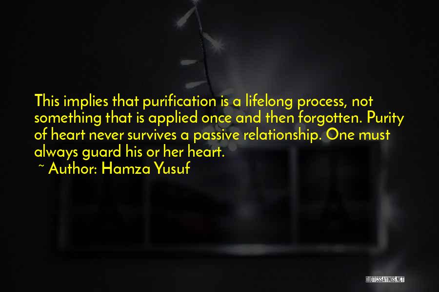 Having Your Guard Up In A Relationship Quotes By Hamza Yusuf