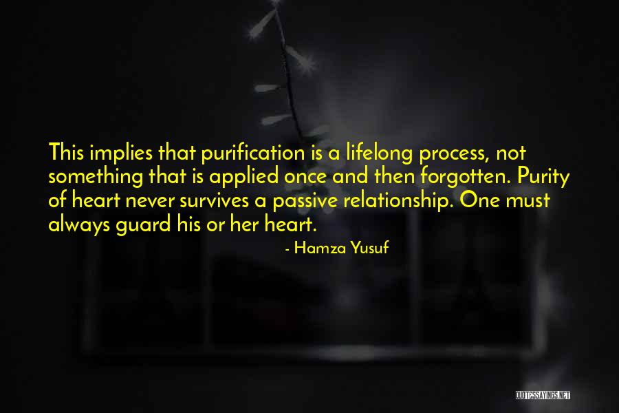 Having Your Guard Up In A Relationship Quotes By Hamza Yusuf