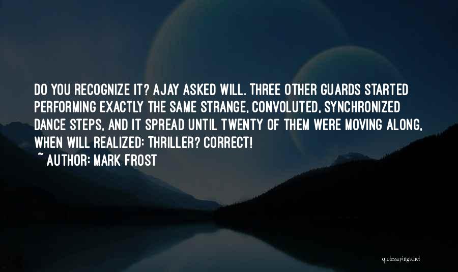 Having Your Guards Up Quotes By Mark Frost