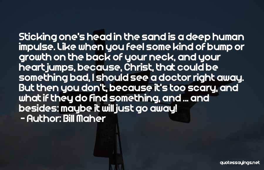 Having Your Head In The Sand Quotes By Bill Maher