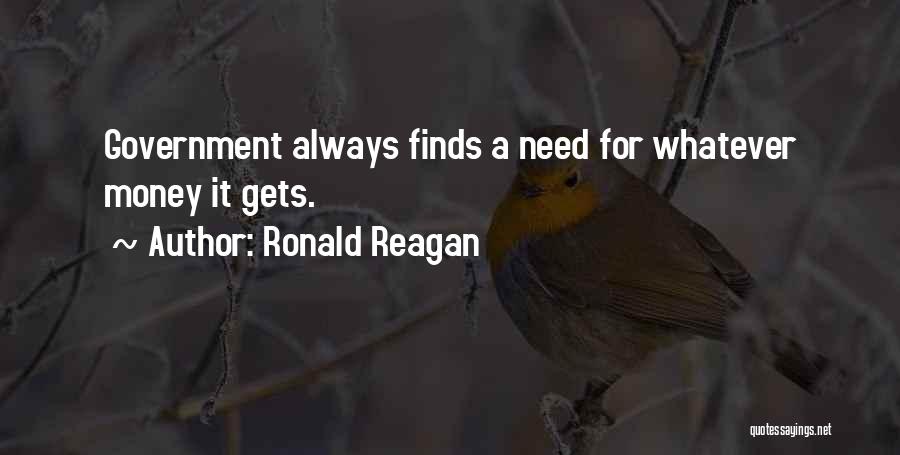 Having Your Own Money Quotes By Ronald Reagan