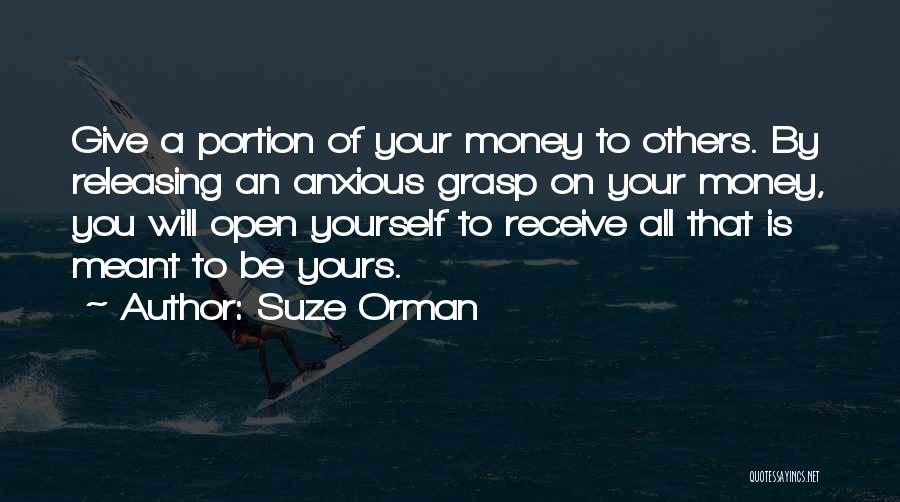 Having Your Own Money Quotes By Suze Orman