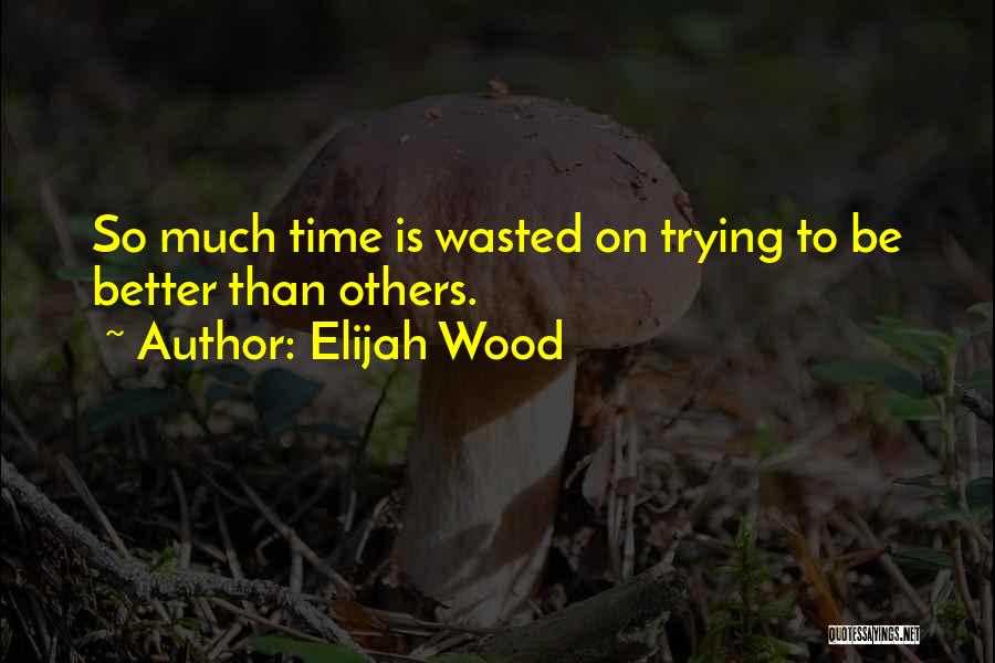 Having Your Time Wasted Quotes By Elijah Wood