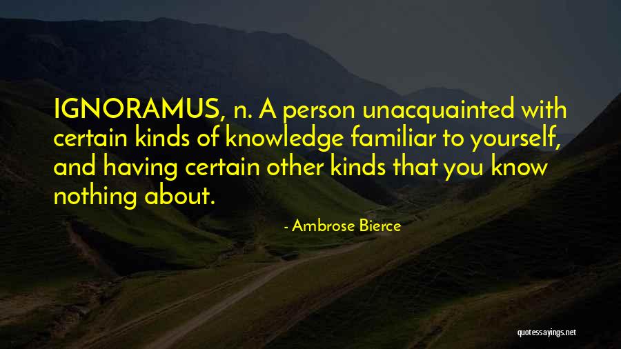Having Yourself Quotes By Ambrose Bierce Having Yourself Quotes By Ambrose Bierce