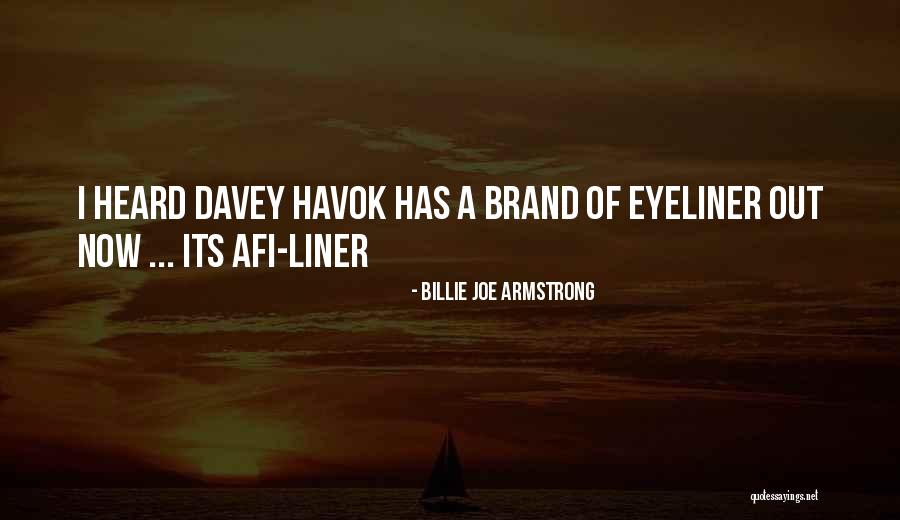 Havok Quotes By Billie Joe Armstrong