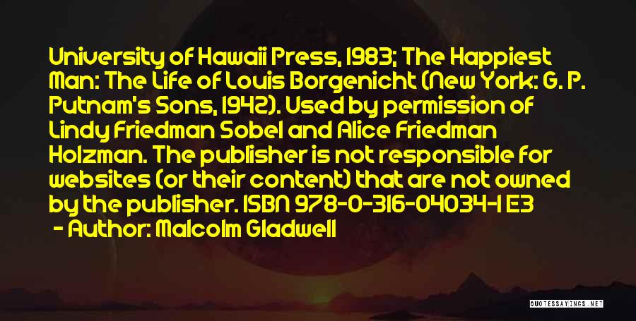 Hawaii Quotes By Malcolm Gladwell