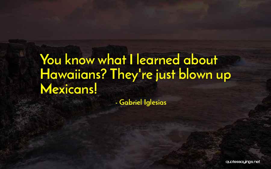 Hawaiians Quotes By Gabriel Iglesias Hawaiians Quotes By Gabriel Iglesias