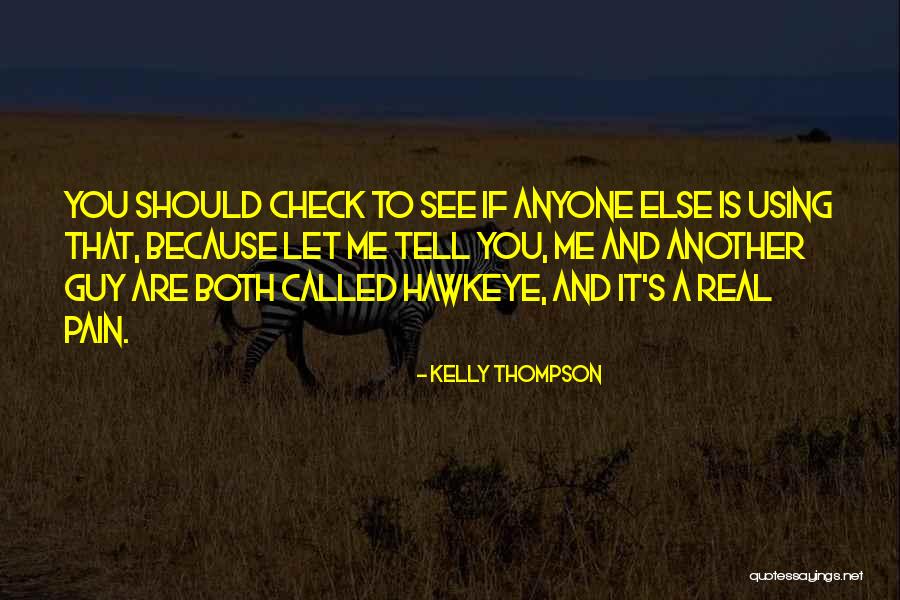 Hawkeye Quotes By Kelly Thompson Hawkeye Quotes By Kelly Thompson