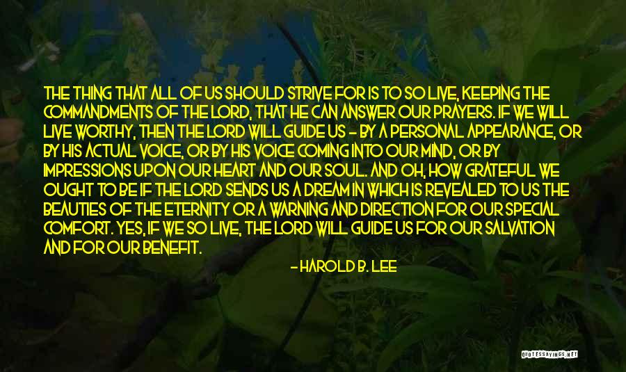 Hawksworth Happy Quotes By Harold B. Lee
