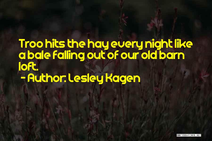 Hay Bale Quotes By Lesley Kagen