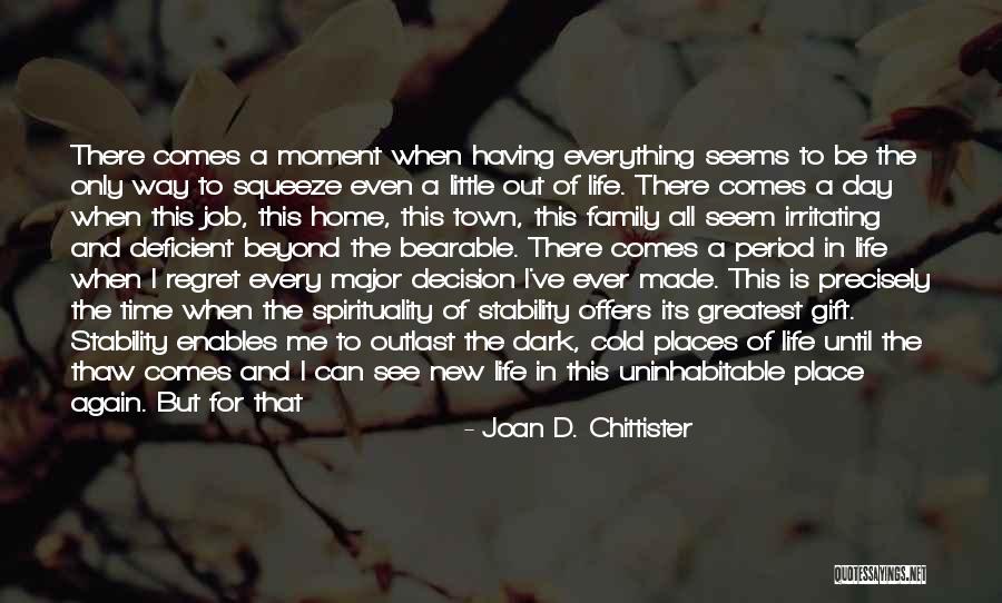 Hayani Up Residence Quotes By Joan D. Chittister