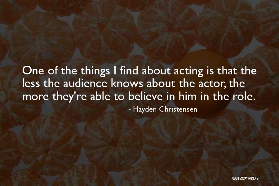 Hayden Christensen Quotes 2087927 Hayden Christensen Quotes 2087927