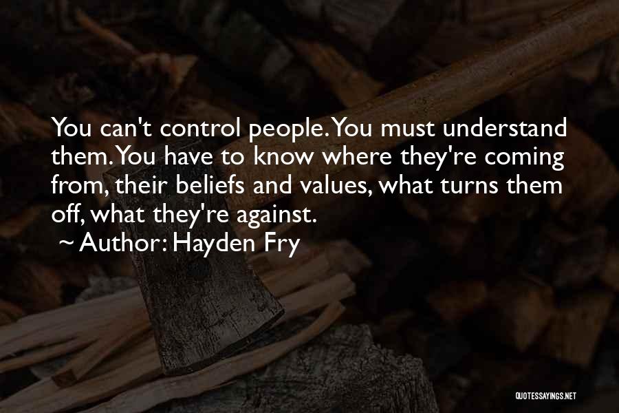 Hayden Fry Quotes 226046