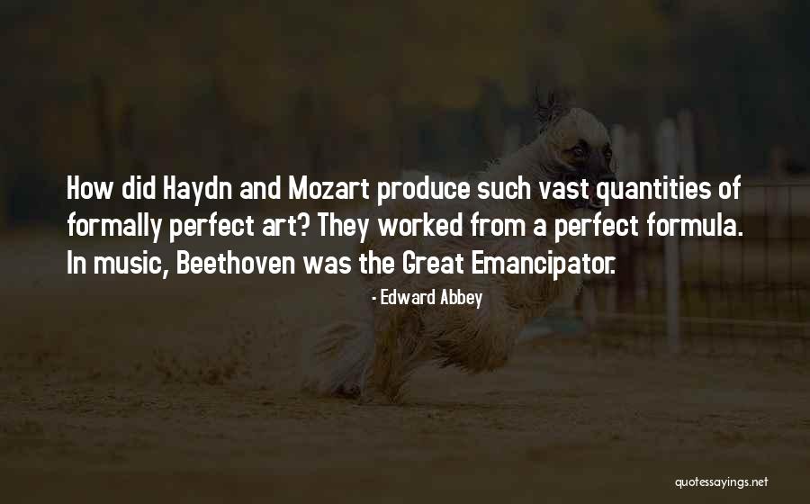 Haydn Music Quotes By Edward Abbey Haydn Music Quotes By Edward Abbey