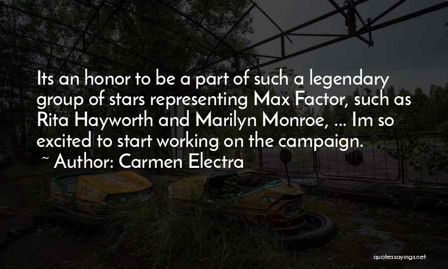 Hayworth Quotes By Carmen Electra