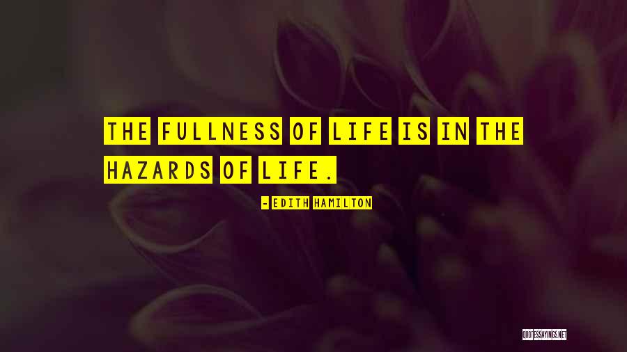 Hazards Of Life Quotes By Edith Hamilton Hazards Of Life Quotes By Edith Hamilton
