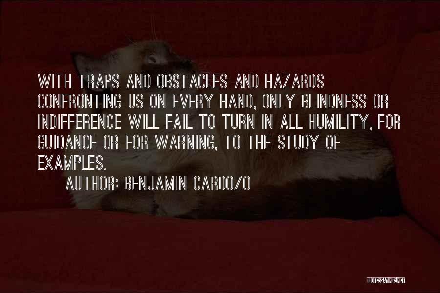 Hazards Quotes By Benjamin Cardozo