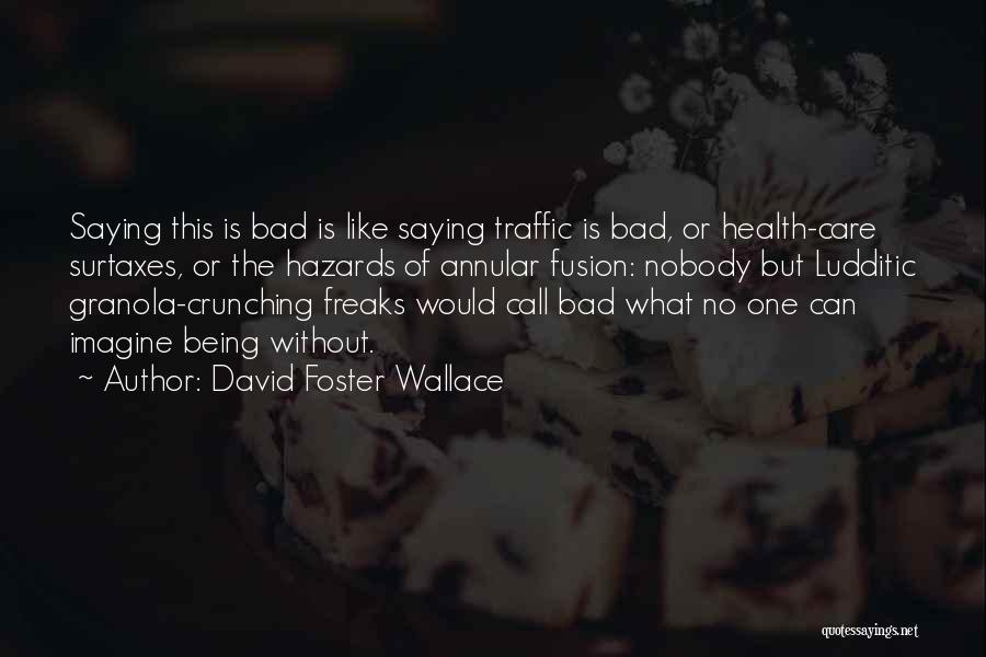 Hazards Quotes By David Foster Wallace