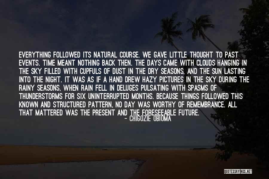 Hazy Pictures Quotes By Chigozie Obioma Hazy Pictures Quotes By Chigozie Obioma