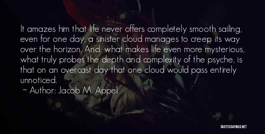 He Amazes Me Quotes By Jacob M. Appel