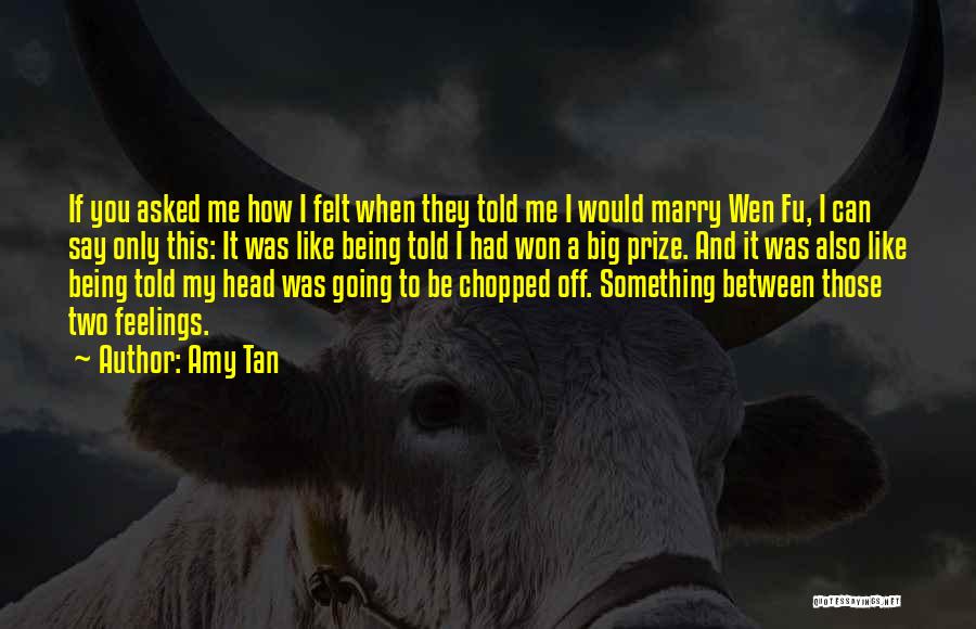 He Asked Me To Marry Him Quotes By Amy Tan