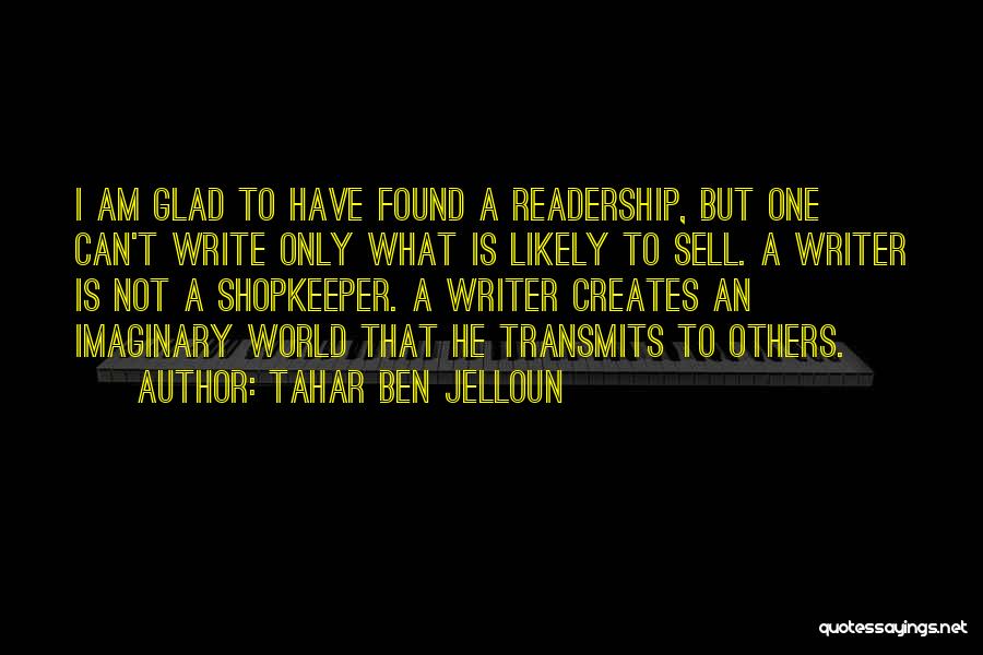 He Can Sell Quotes By Tahar Ben Jelloun