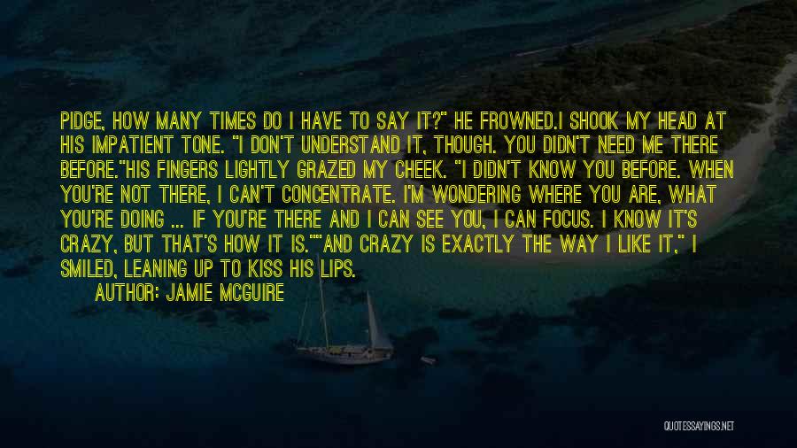 He Can't Understand Me Quotes By Jamie McGuire