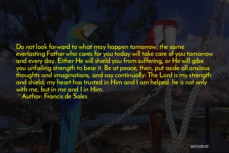 He Cares Me Quotes By Francis De Sales