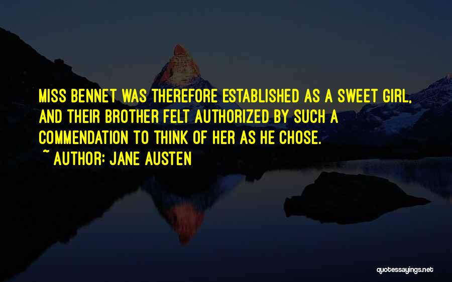 He Chose Her Quotes By Jane Austen