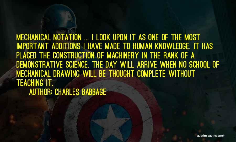 He Complete My Day Quotes By Charles Babbage