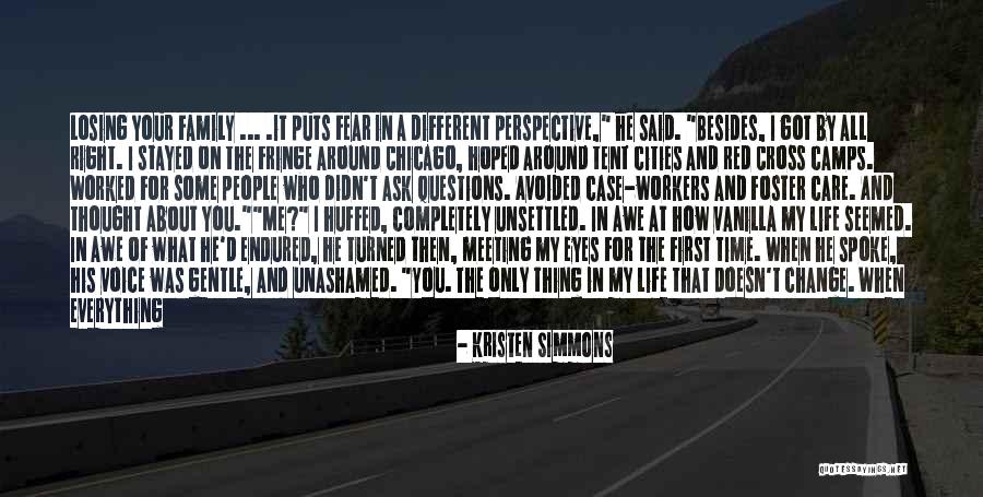 He Doesn't Care Me Quotes By Kristen Simmons He Doesn't Care Me Quotes By Kristen Simmons