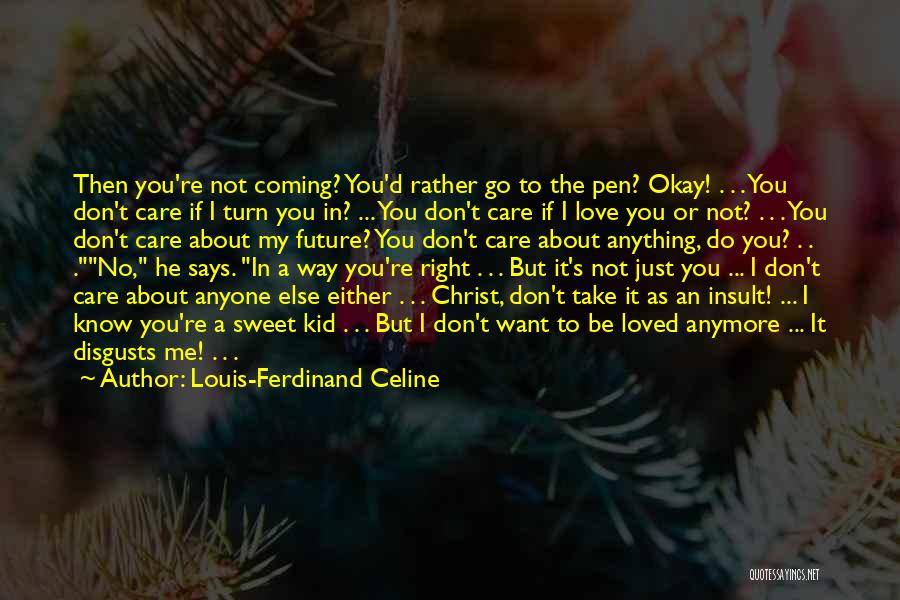 He Don't Love Me Anymore Quotes By Louis-Ferdinand Celine