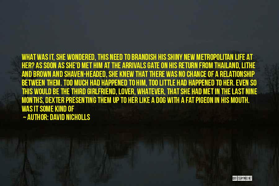 He Has A New Girlfriend Quotes By David Nicholls