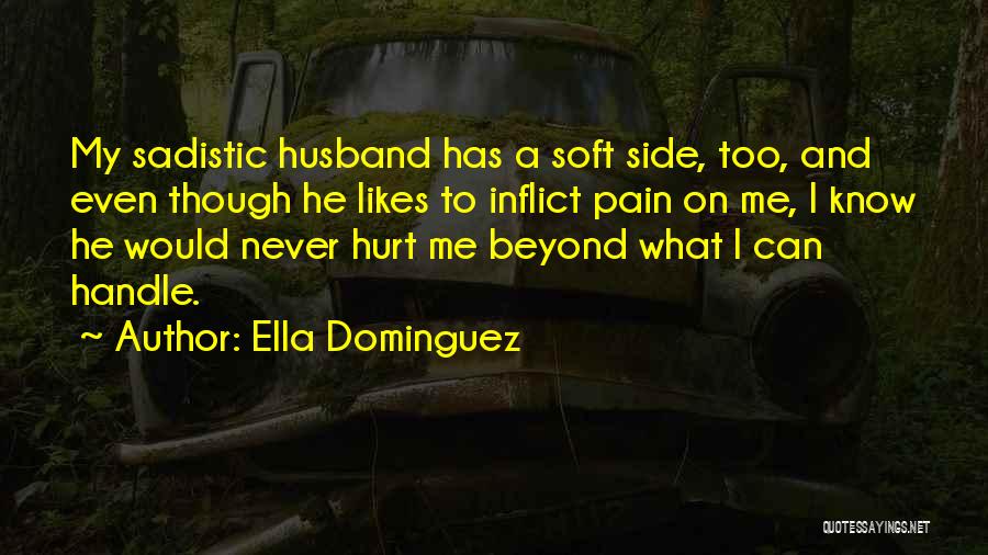 He Has Hurt Me Quotes By Ella Dominguez