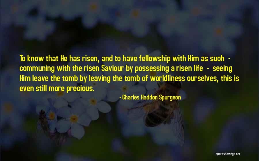 He Has Risen Quotes By Charles Haddon Spurgeon