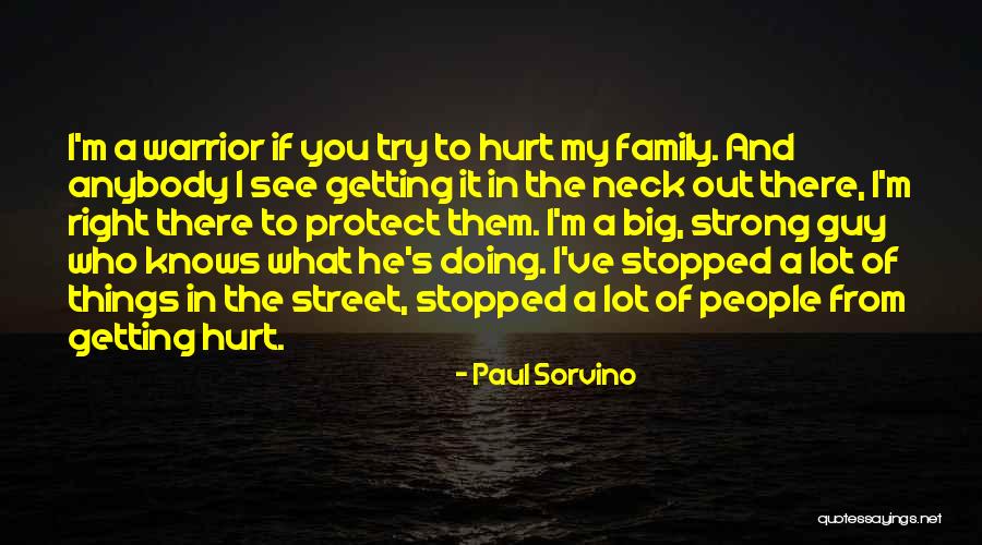 He Hurt You Quotes By Paul Sorvino