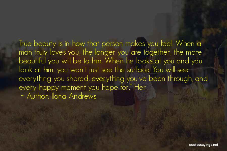 He Is Beautiful Quotes By Ilona Andrews