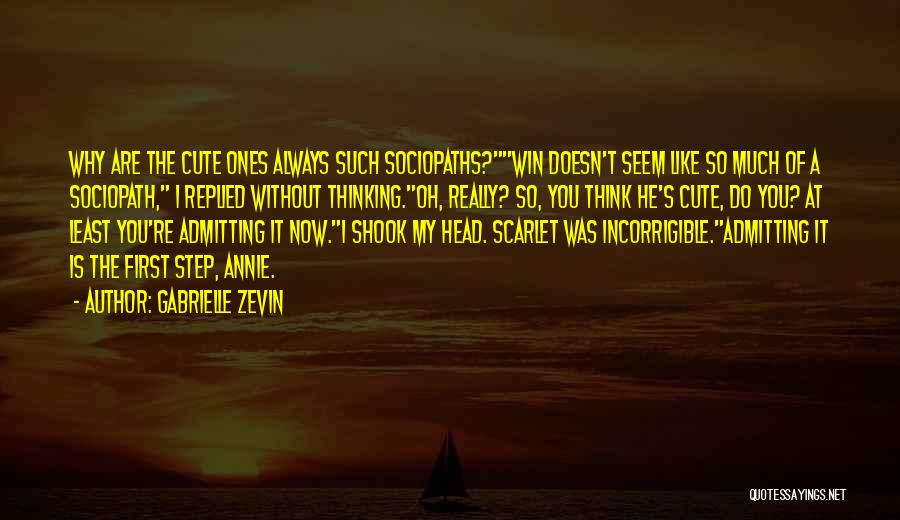 He Is Cute Quotes By Gabrielle Zevin He Is Cute Quotes By Gabrielle Zevin