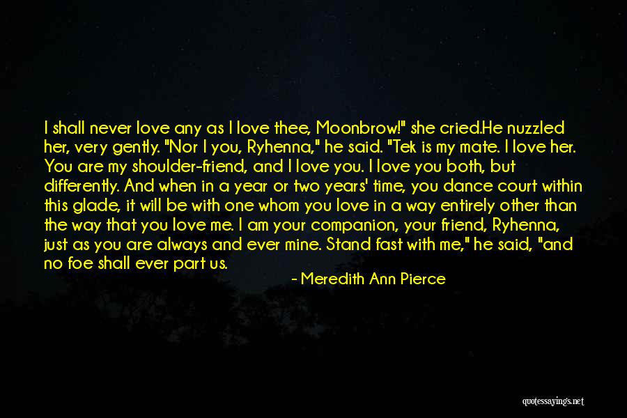 He Is Just Mine Quotes By Meredith Ann Pierce