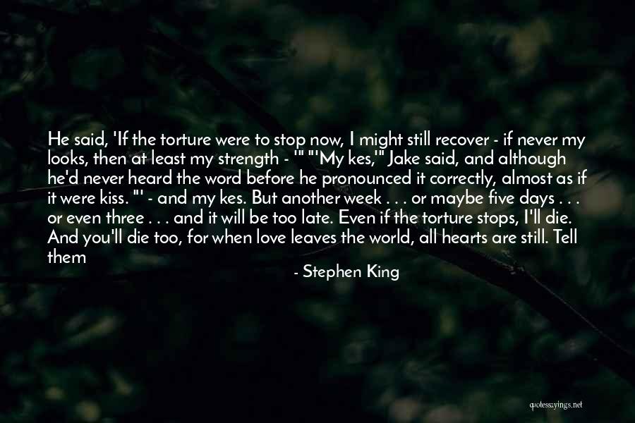 He Is My King Quotes By Stephen King