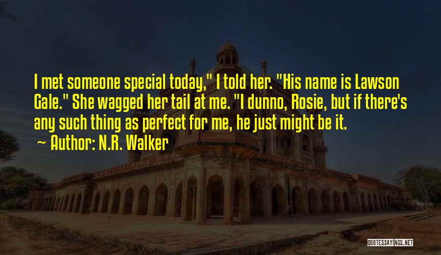 He Is Special Quotes By N.R. Walker